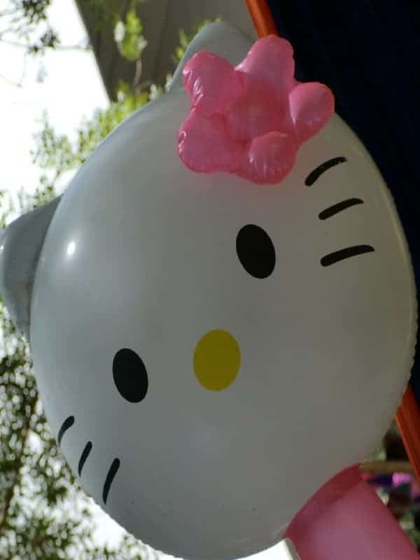 How To Look Cool Wearing A Skateboard Helmet 3 Hello Kitty balloon