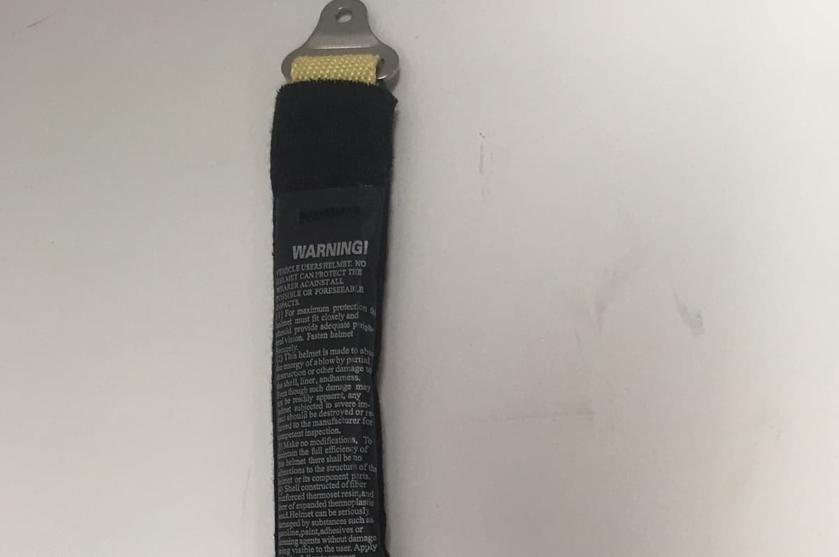 Motorbike retention strap