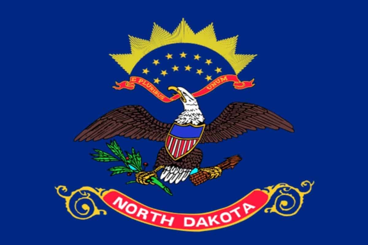 State flag of North Dakota by Pixnio.com