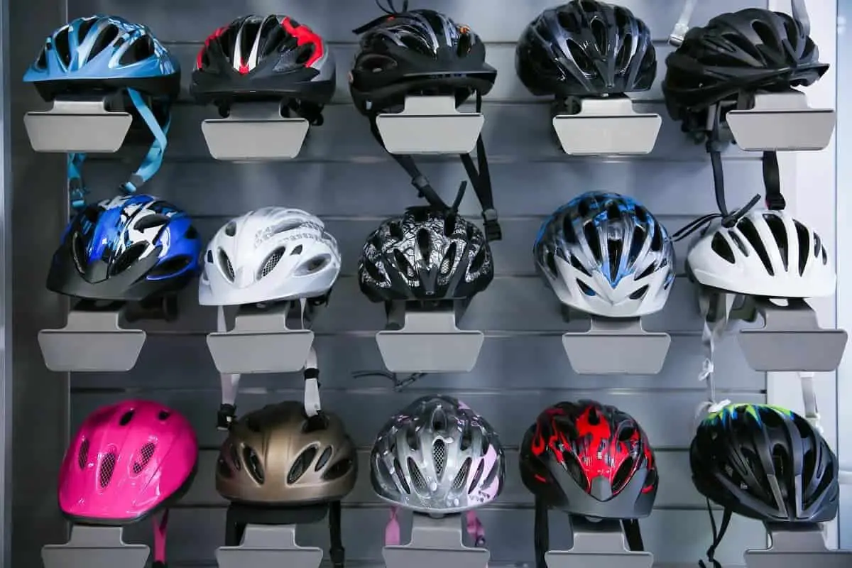 Bike hotsell helmet shelf