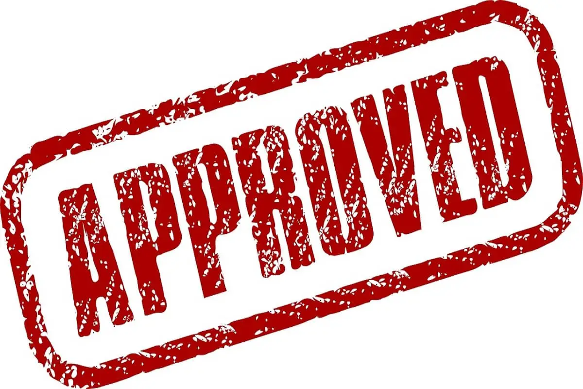 DOT Certification requires the DOT Approved stamp of approval.