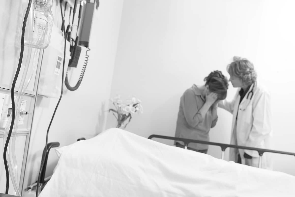 Grieving death in a hospital