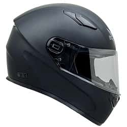 Black Vega Ultra Big Head motorcycle helmet