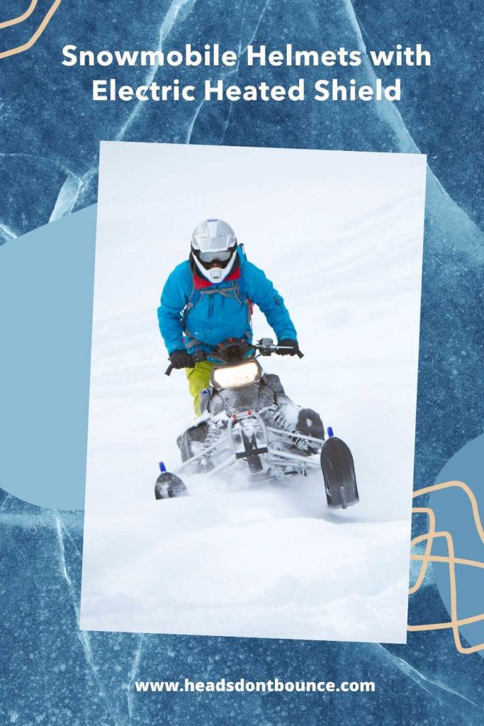 Pinterest Pin - Snowmobile Helmets with Electric Shield