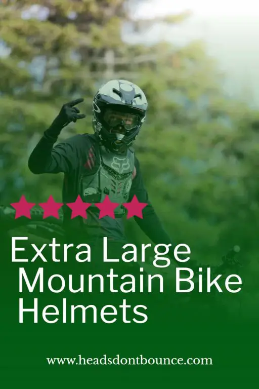 Pinterest Pin - Extra large mountain bike helmets