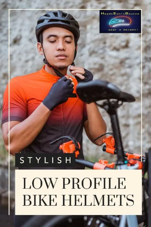 Pinterest Pin - stylish low profile bike helmets
