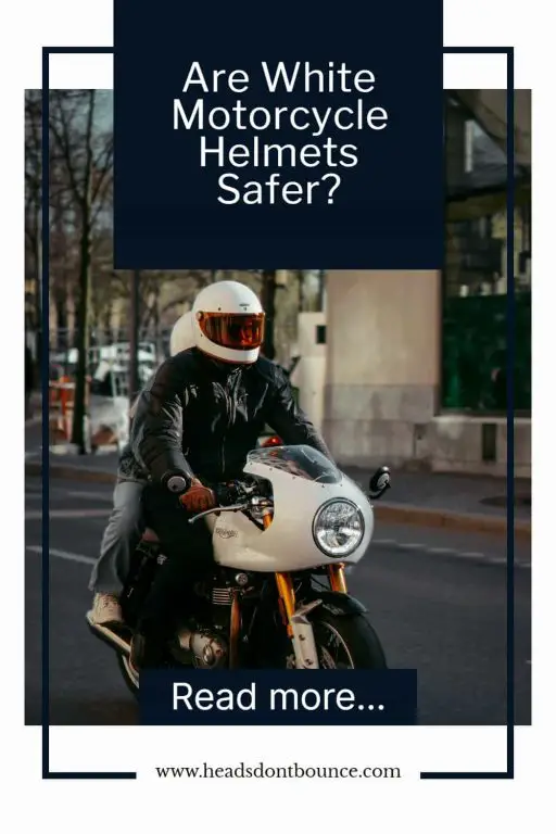 Pinterest Pin - Motorcycle Helmet Color Safety