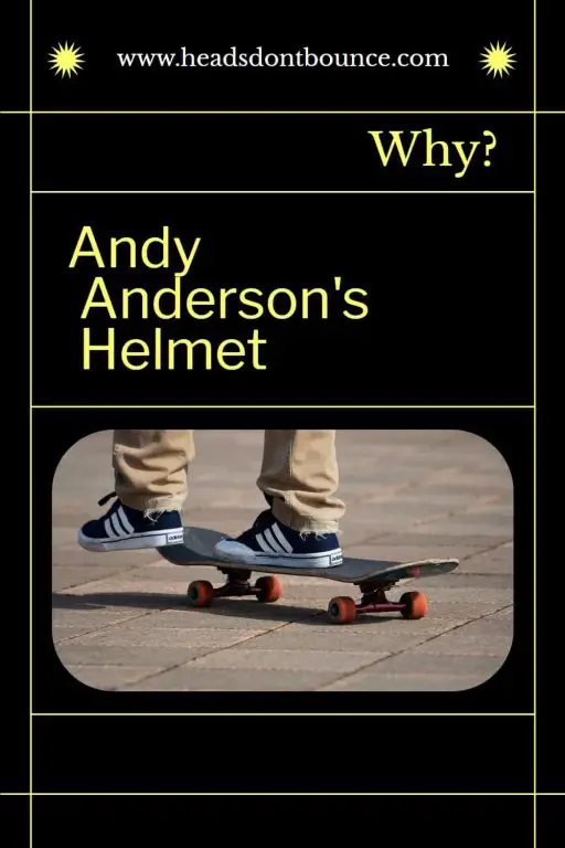 Pinterest Pin - Andy Anserson's helmet