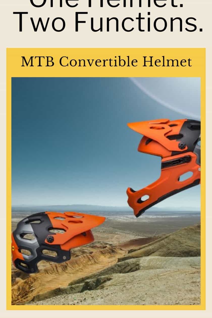 Pinterest Pin - MTB Convertible helmet